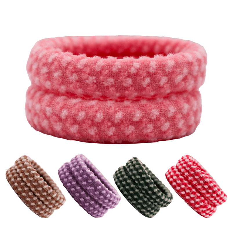 Colours Checked Seamless Hair Ties