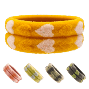 Hearts Pattern Hair Ties
