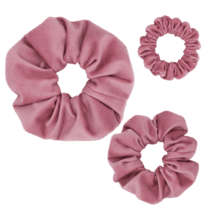 Purple Velvet Scrunchies