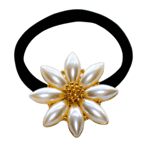 Floral Pearl Hair Tie