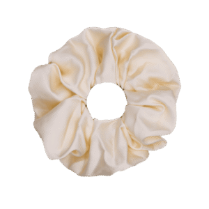 Teeth White Satin Scrunchies